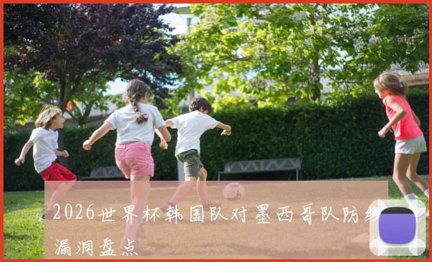 2026世界杯韩国队对墨西哥队防线漏洞盘点